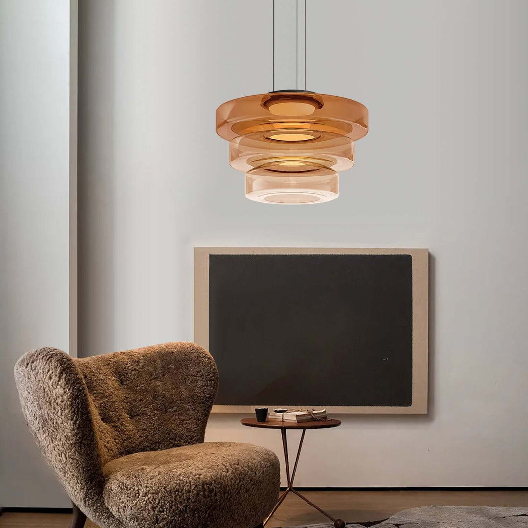 Modern Glass Pendant Light Fixture
