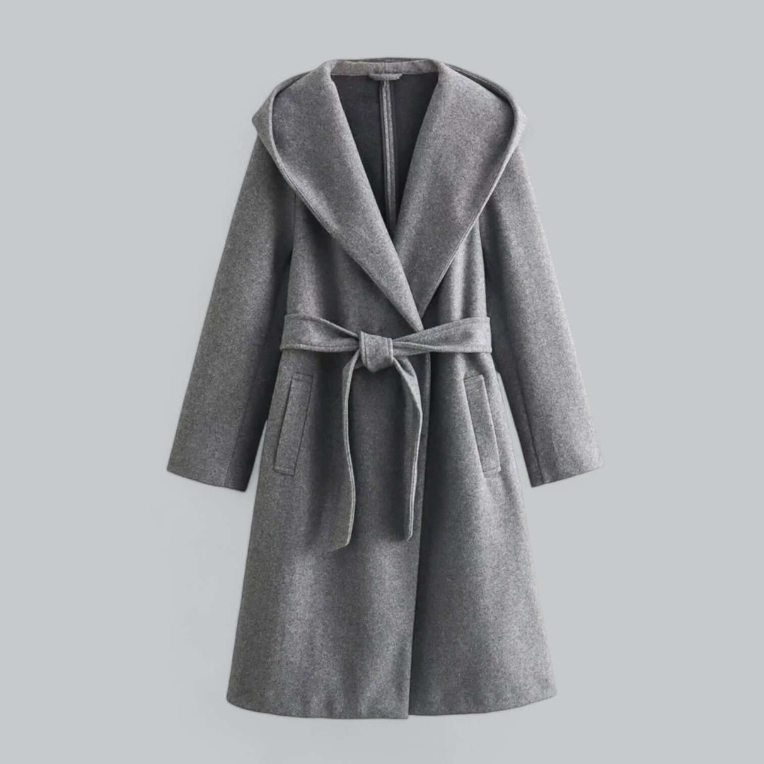 Women's Hooded Long Trench Coat