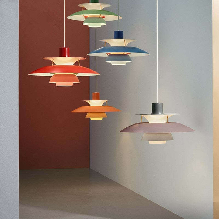 Modern LED Pendant Light with Shade