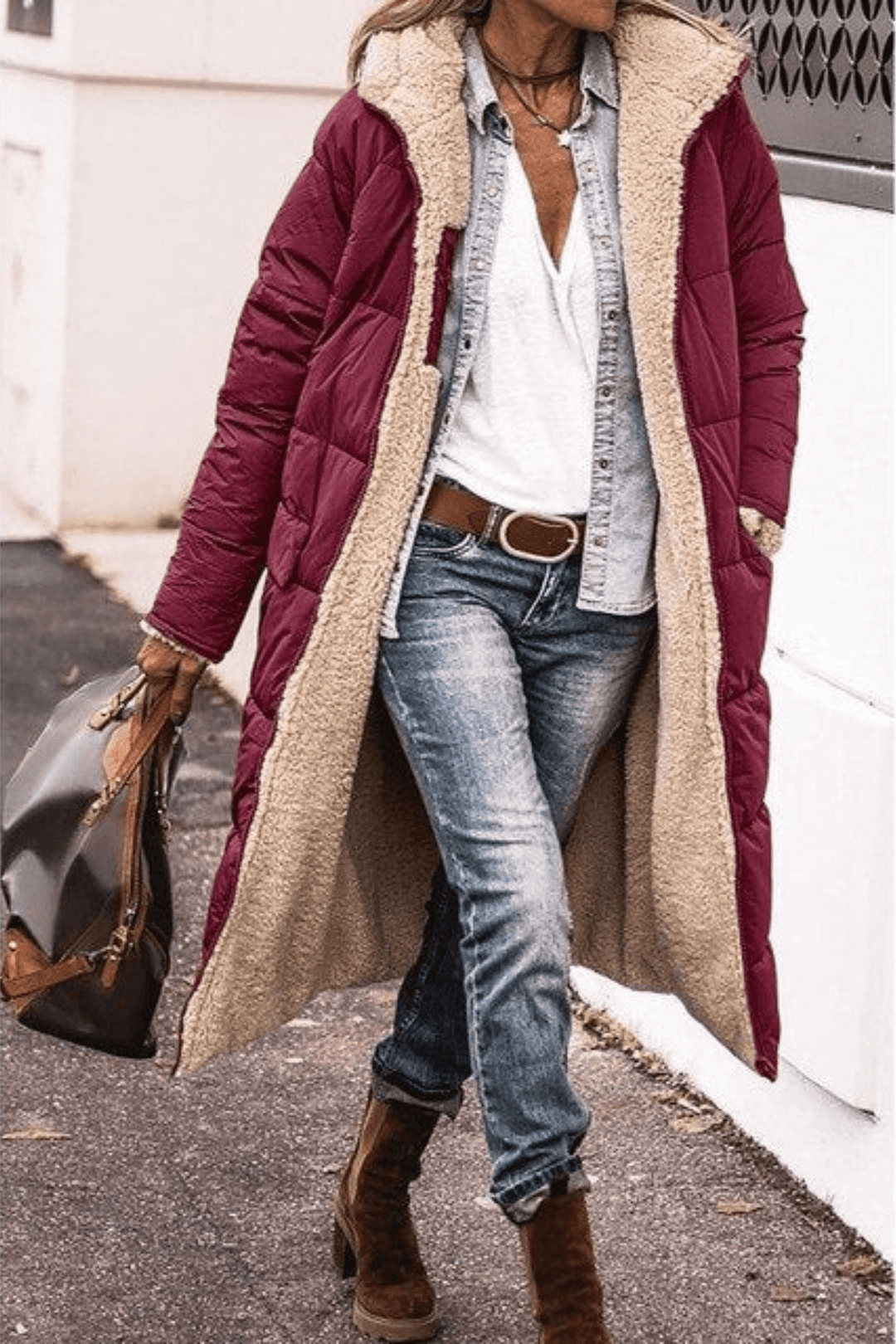 Reversible Winter Coat for Women