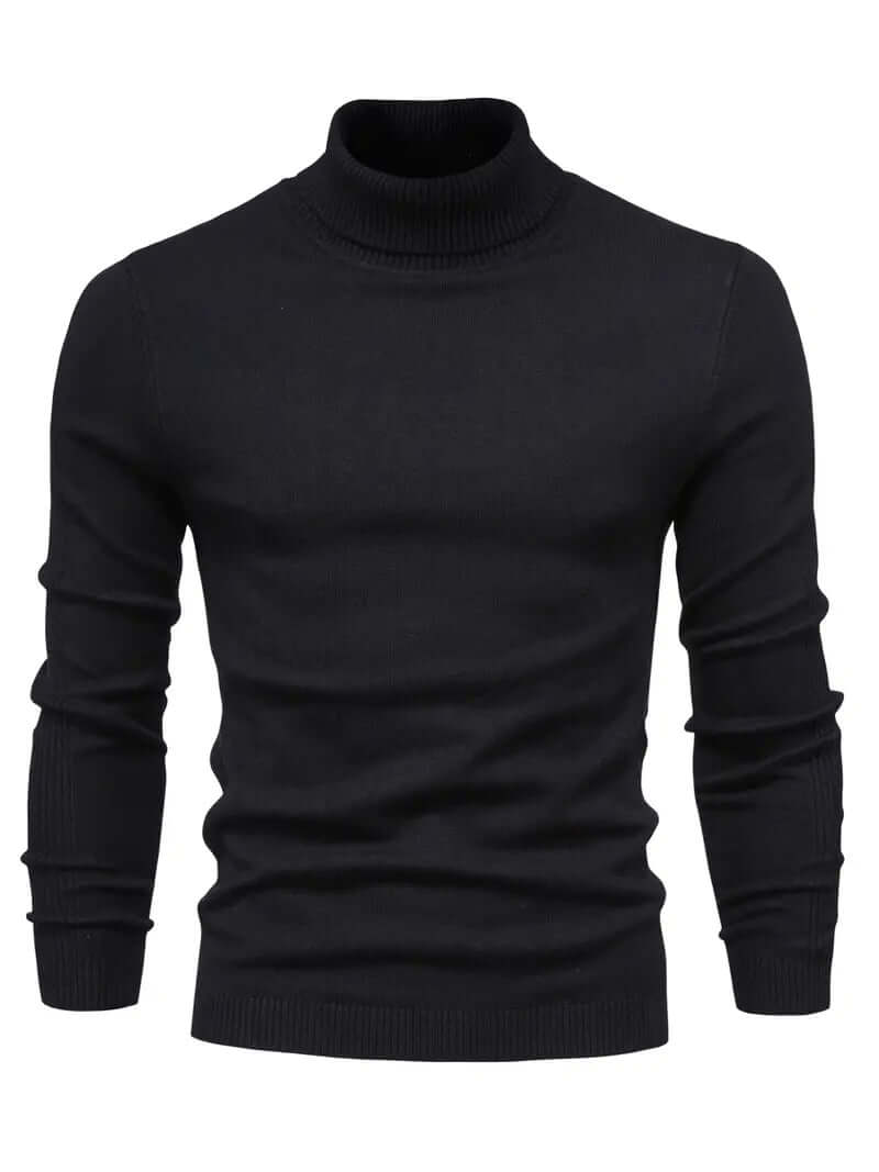 Men's Turtleneck Jumper - Warm Winter Pullover