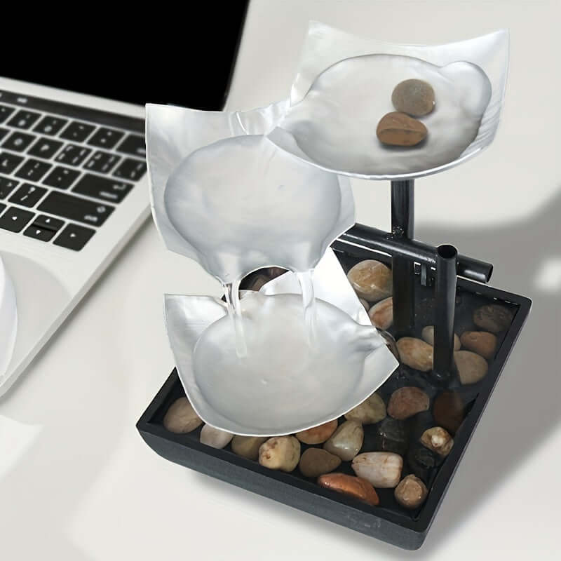Tabletop Electric Water Fountain with Light