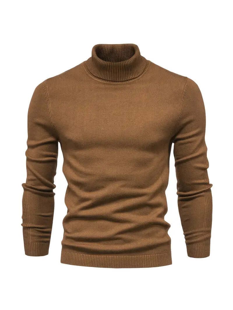 Men's Turtleneck Jumper - Warm Winter Pullover