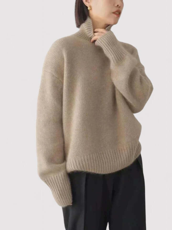Women's Cashmere Turtleneck Sweater