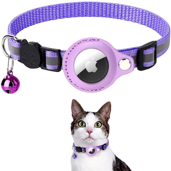 Cat GPS Tracker Collar - Quick Release & Reflective Design