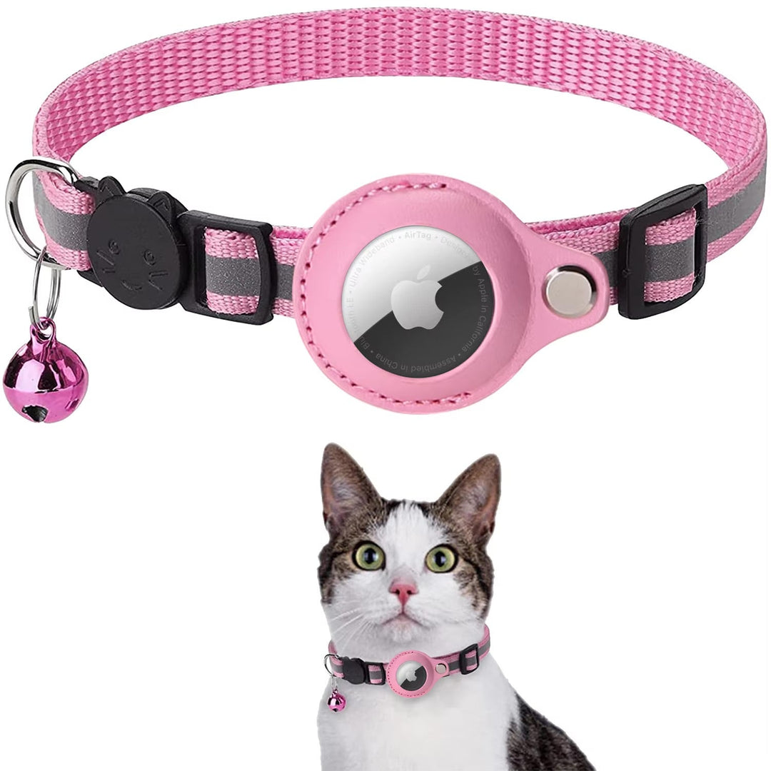 Cat GPS Tracker Collar - Quick Release & Reflective Design