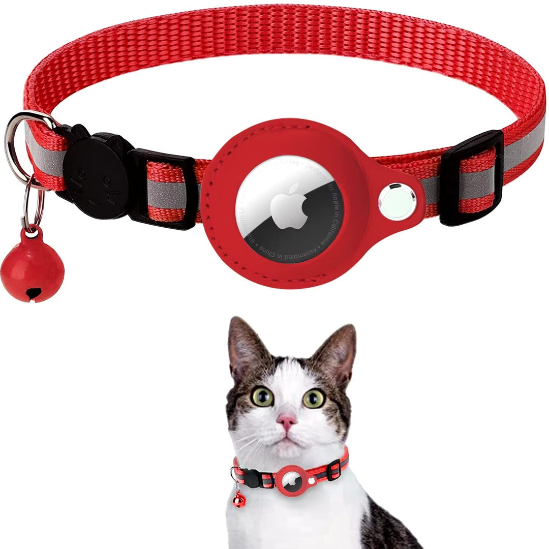 Cat GPS Tracker Collar - Quick Release & Reflective Design