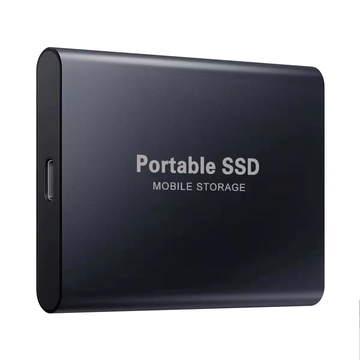 Unisex Ultra-Fast 4TB Portable External SSD - Compact Aluminum Drive