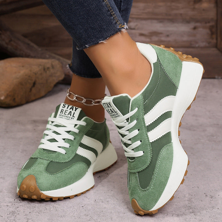 Slip-resistant lightweight orthopedic women's walking shoes.
