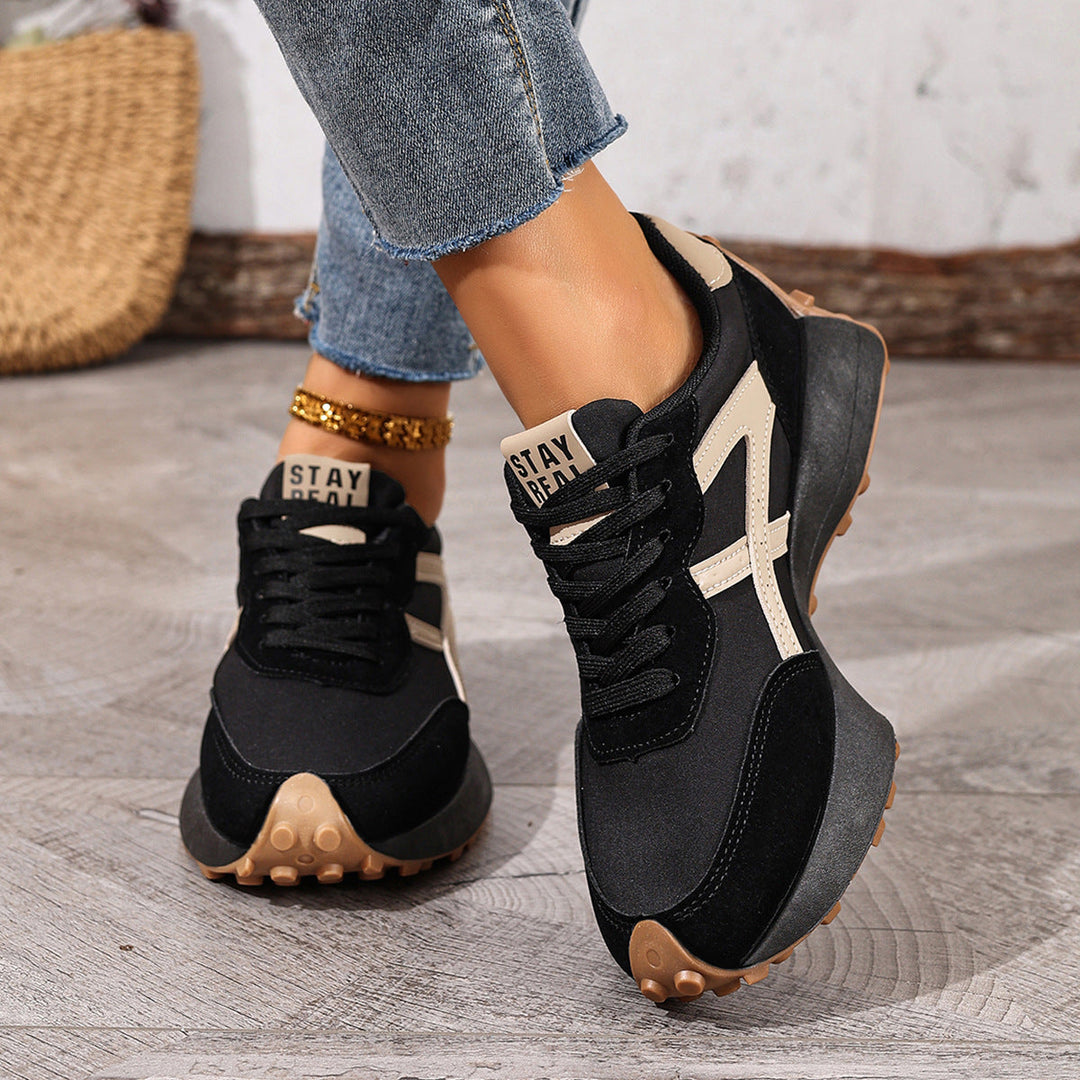 Comfortable wide fit walking shoes for women, engineered for support.