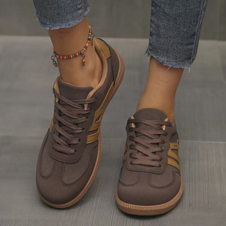 Women's orthopedic wide fit trainers for all-day comfort & arch support.