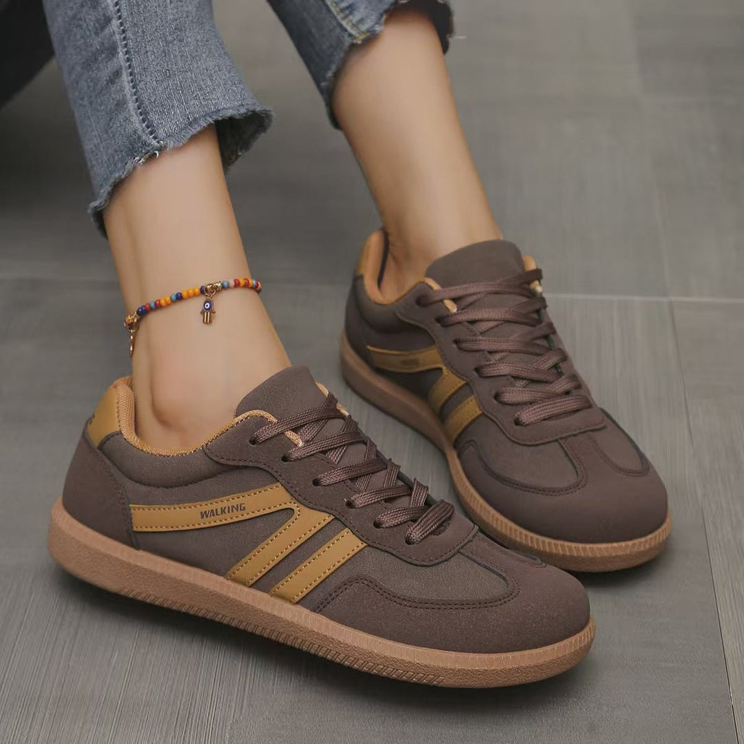 Orthopedic women's sneakers, wide fit, designed for active comfort & support.