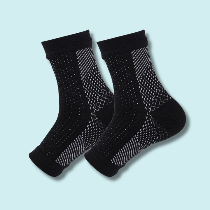 Compression neuropathy socks for men & women. Relieves foot pain, reduces swelling, and enhances circulation.