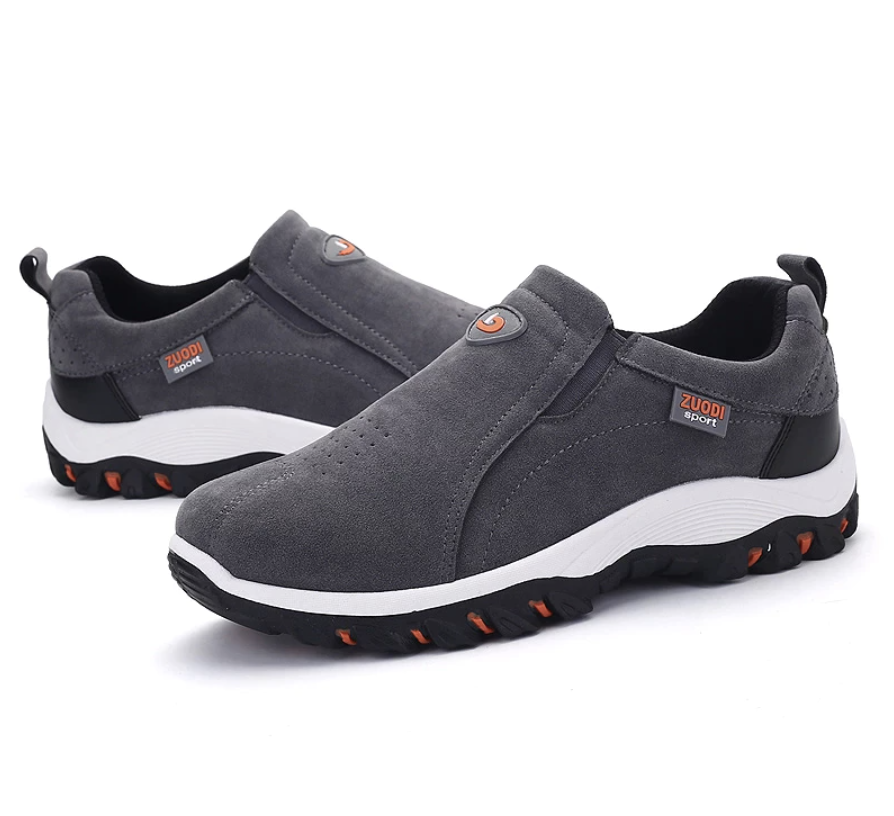 Stylish men's slip-on orthopedic shoes, designed for comfort, stability, and daily use.