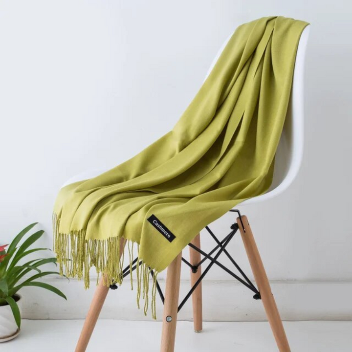 Women's fall fashion cashmere blend scarf, light and comfortably warm.