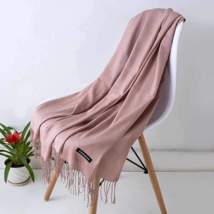 Elegant women's acrylic blend scarf, soft touch, perfect for winter warmth.