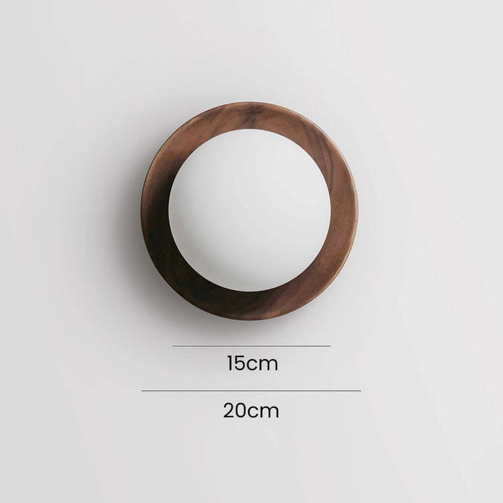 Modern White Wood Wall Sconce Light