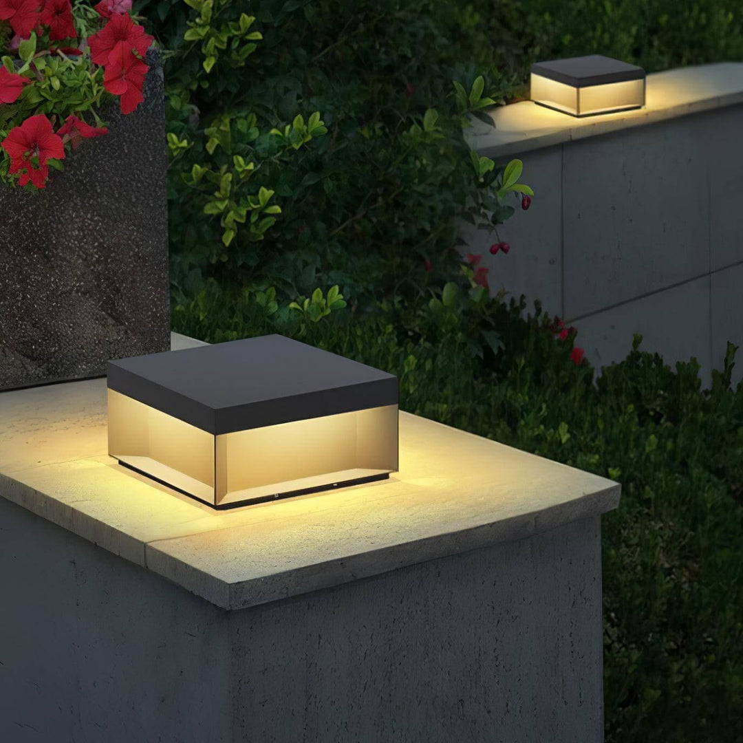 Solar Outdoor Post Light - Weatherproof IP65