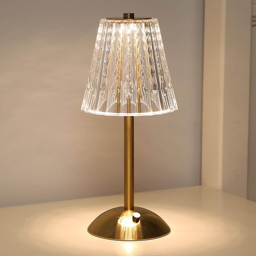 Touch Activated Crystal Table Lamp
