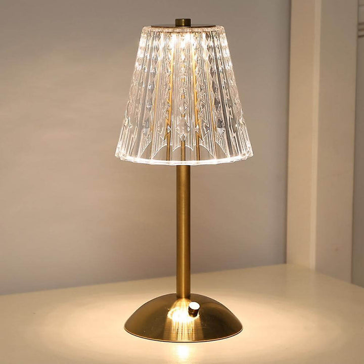 Touch Activated Crystal Table Lamp