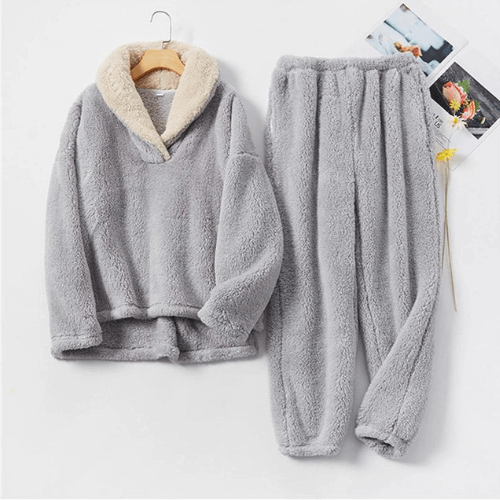 Women's Fleece Pyjama Set - Cosy Loungewear