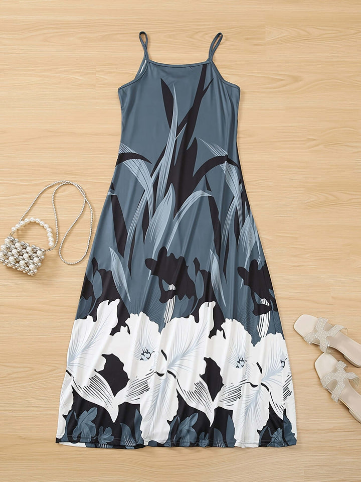 Floral Print Spaghetti Strap Dress for Women