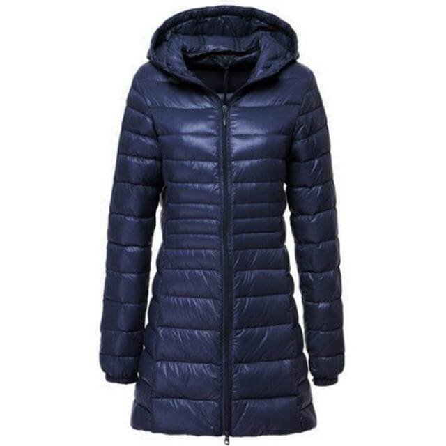 Women's Lightweight Long Down Jacket