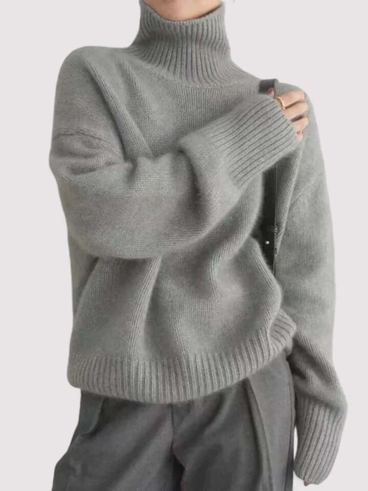 Women's Cashmere Turtleneck Sweater
