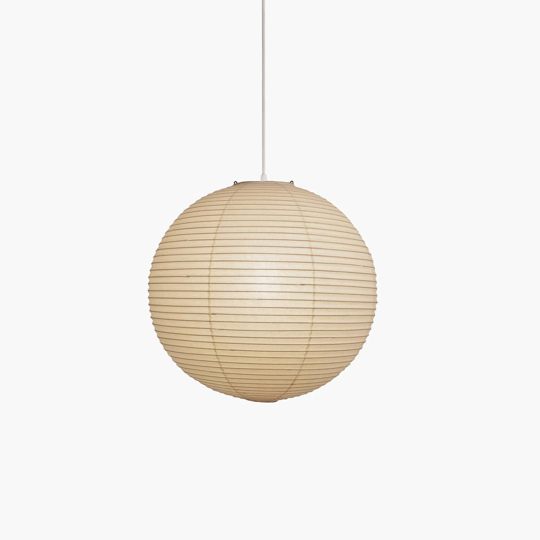 Japanese Cotton Paper Pendant Lamp with Steel Wire