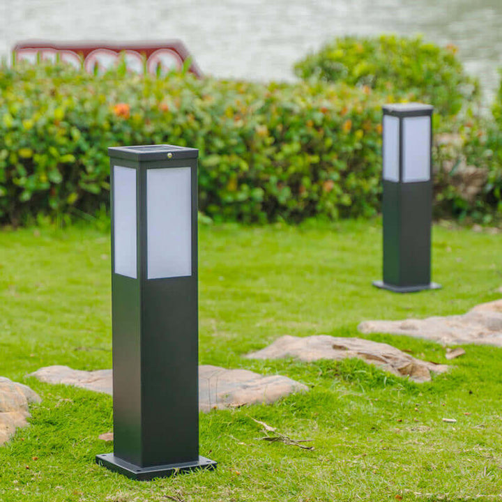 Modern Outdoor Solar Garden Lantern