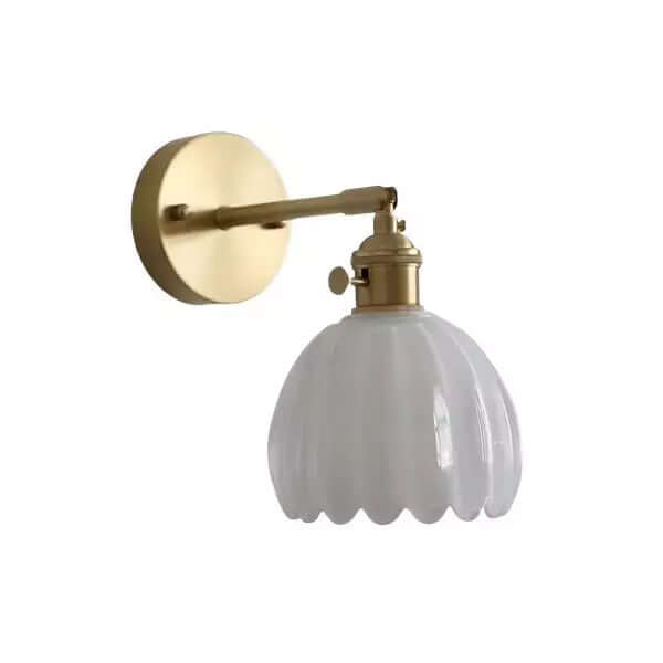 Tulip Flower Bud Glass Wall Lamp
