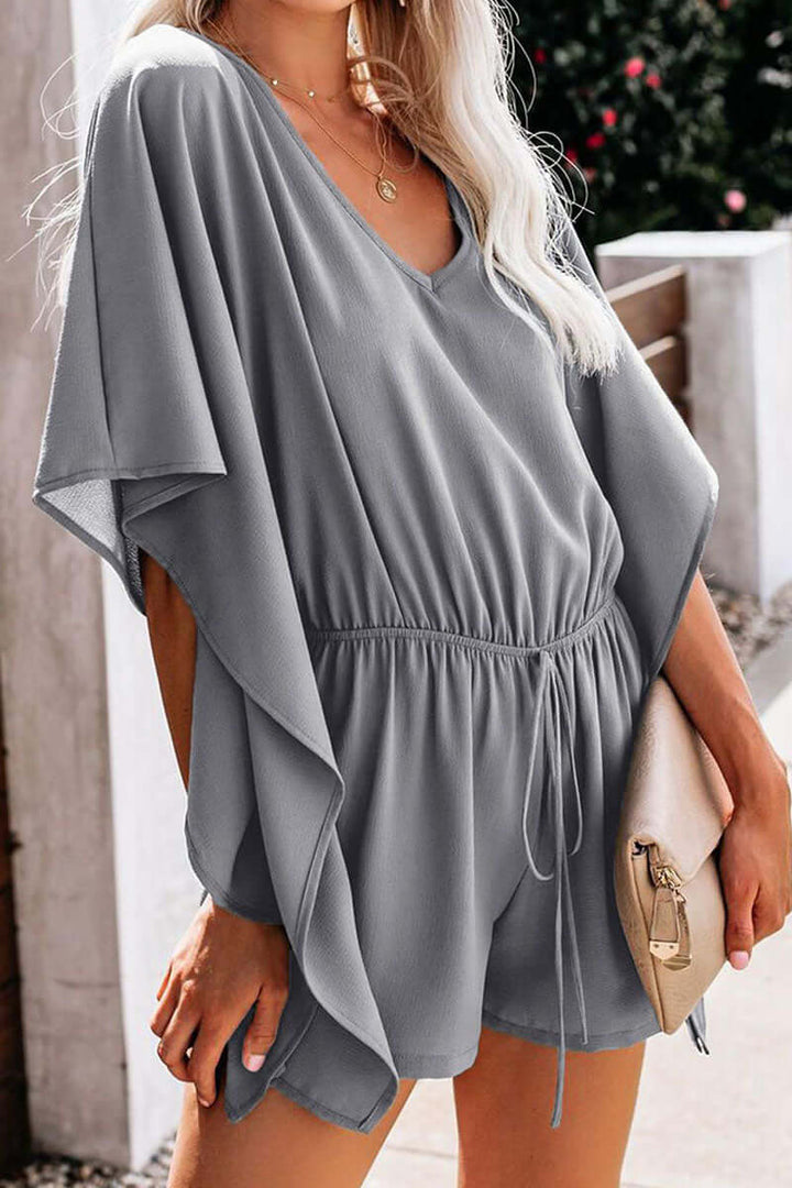 Women's V-Neck Loose Jumpsuit