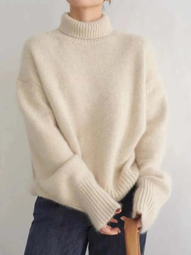 Women's High Collar Sweater