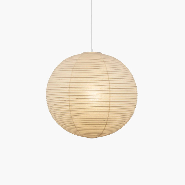 Japanese Cotton Paper Pendant Lamp with Steel Wire
