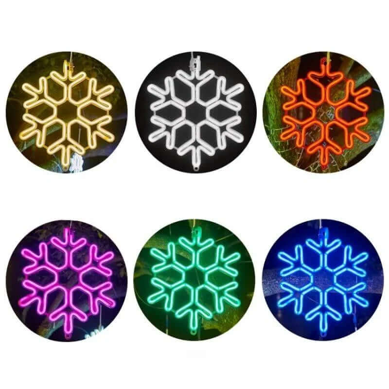 30cm LED Waterproof Snowflake Christmas Light