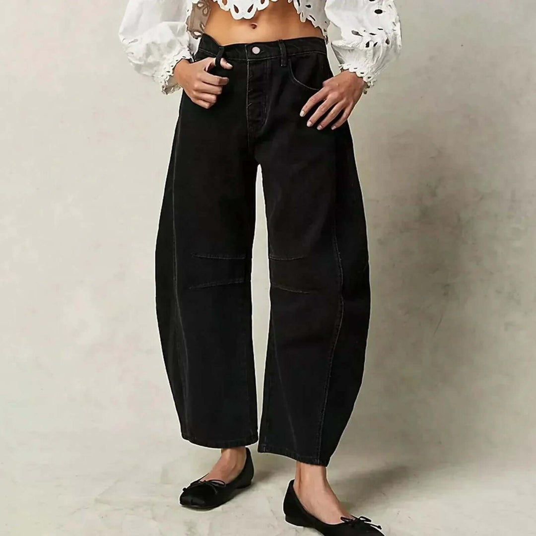 Women's Wide Leg High-Waisted Jeans