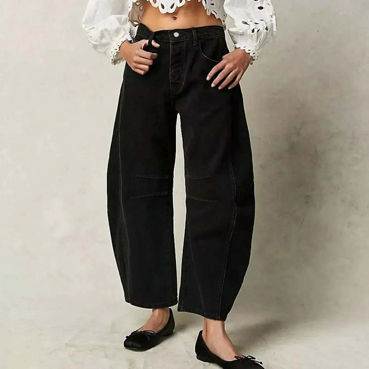 Women's Wide Leg High-Waisted Jeans