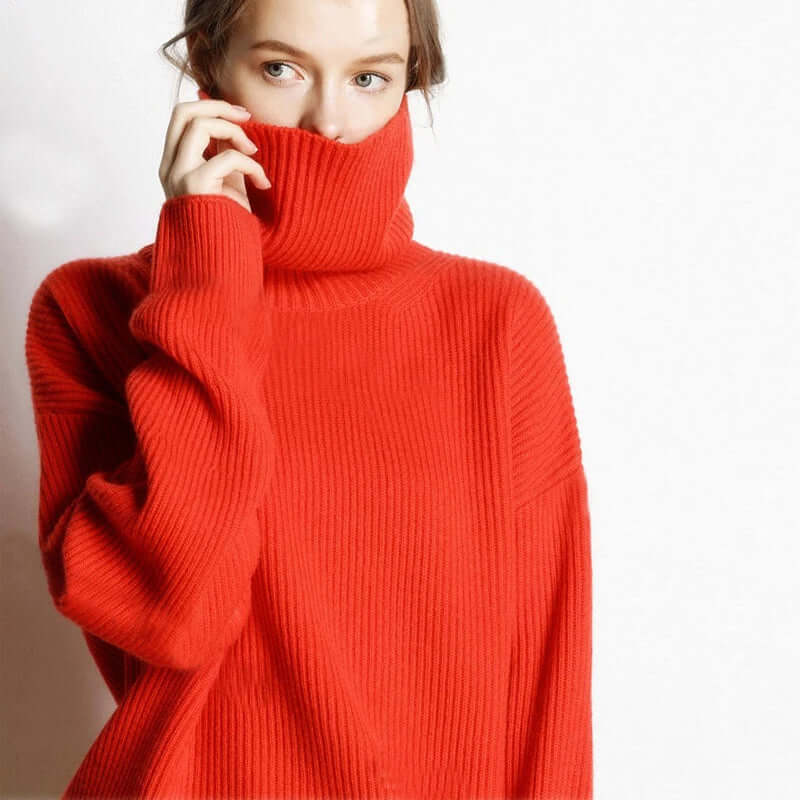 Women's Winter Turtleneck Sweater