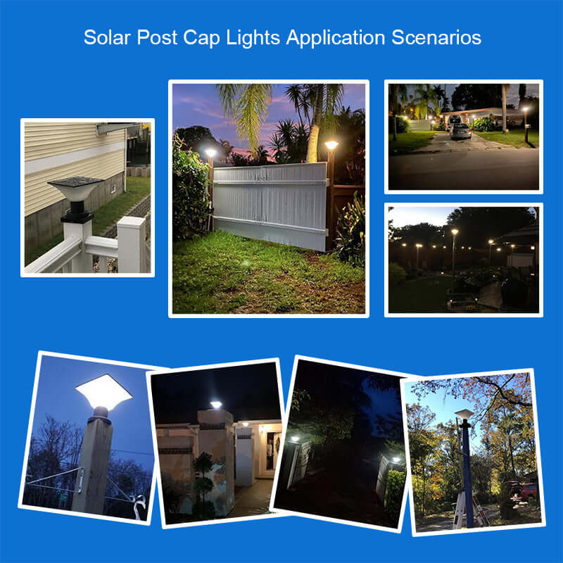 Solar Column Light Outdoor Waterproof LED - 3 Color Modes
