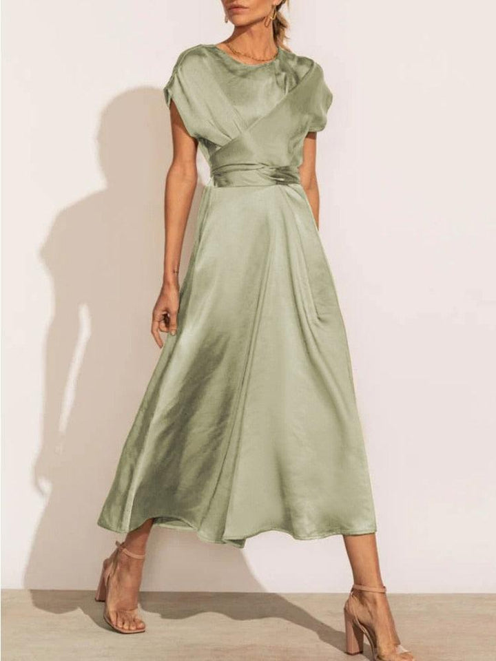 Embroidered Midi Dress for Women