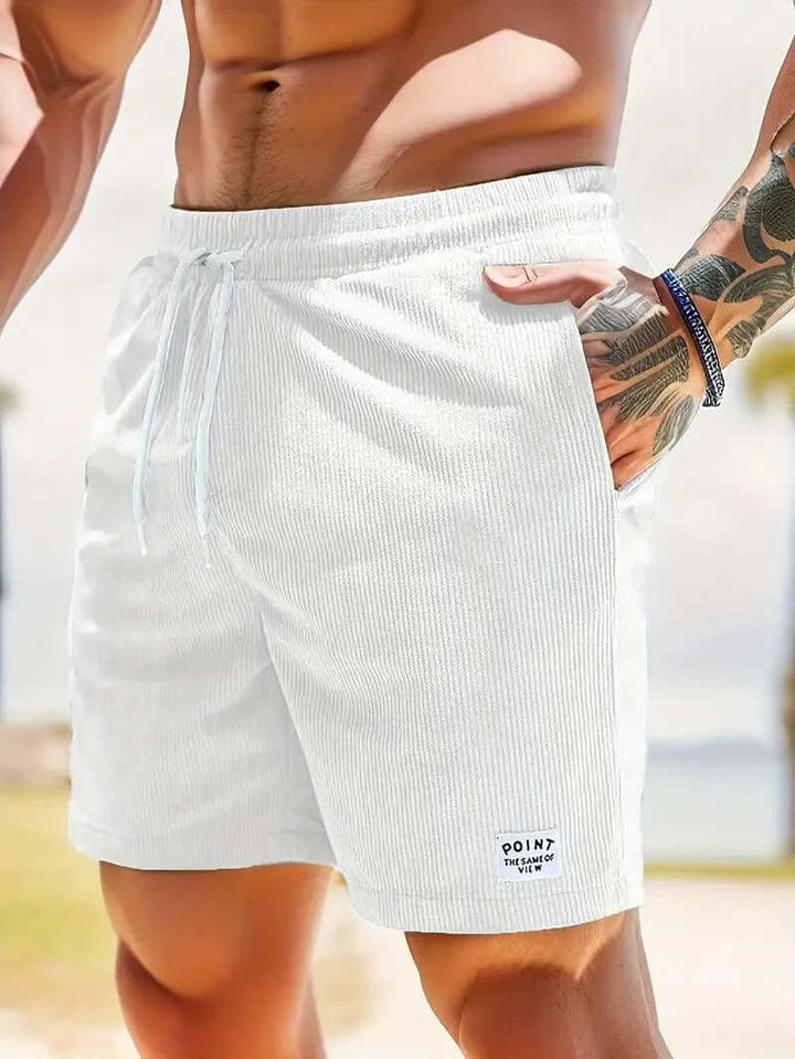 Men's Lightweight Casual Shorts with Drawstring