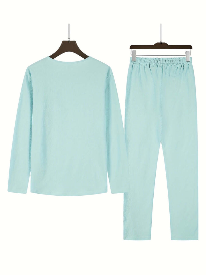 Men's Casual Two-Piece Outfit Set