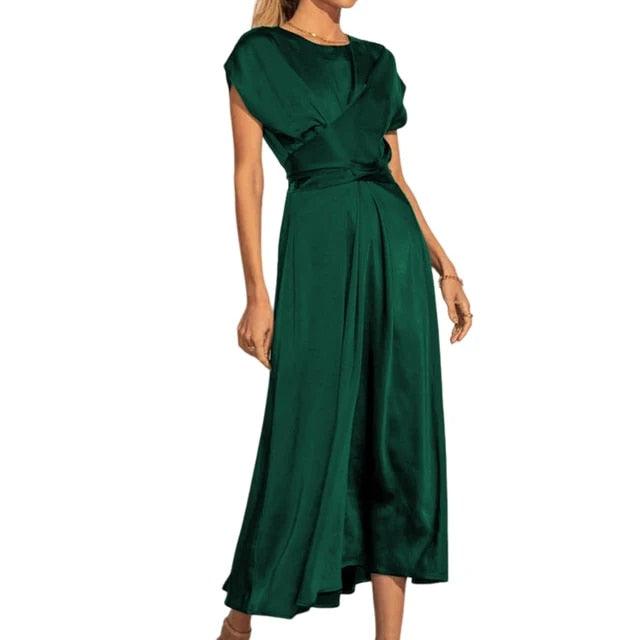 Embroidered Midi Dress for Women