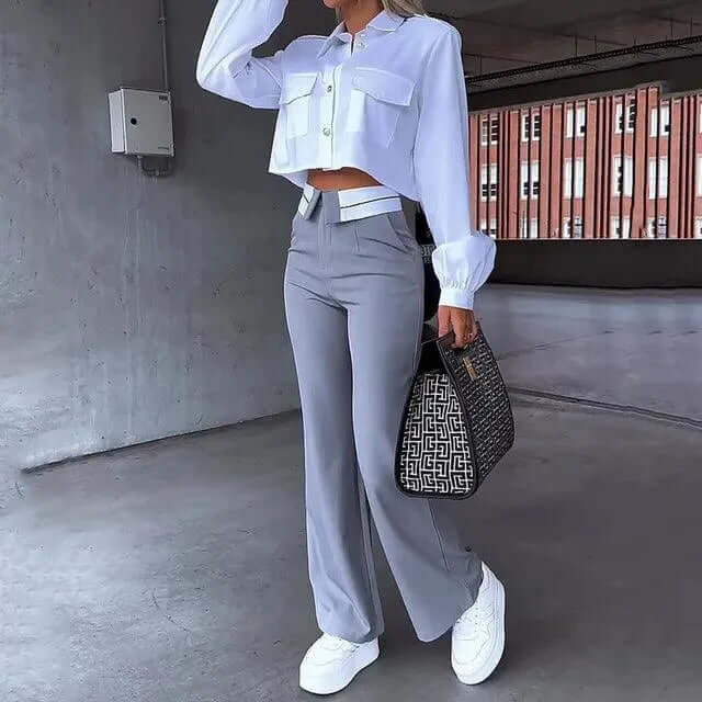 Women's Wide-Leg Trousers