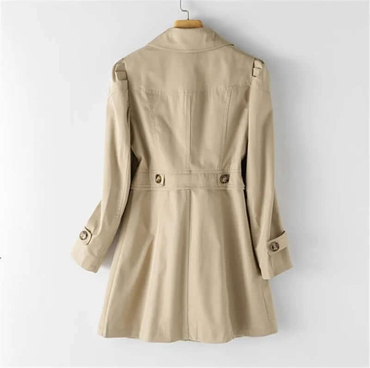 Women's Single-Breasted Trench Coat