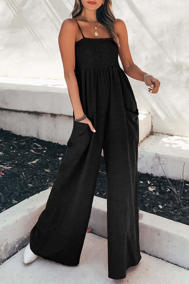 Relaxed Fit Spaghetti Strap Jumpsuit