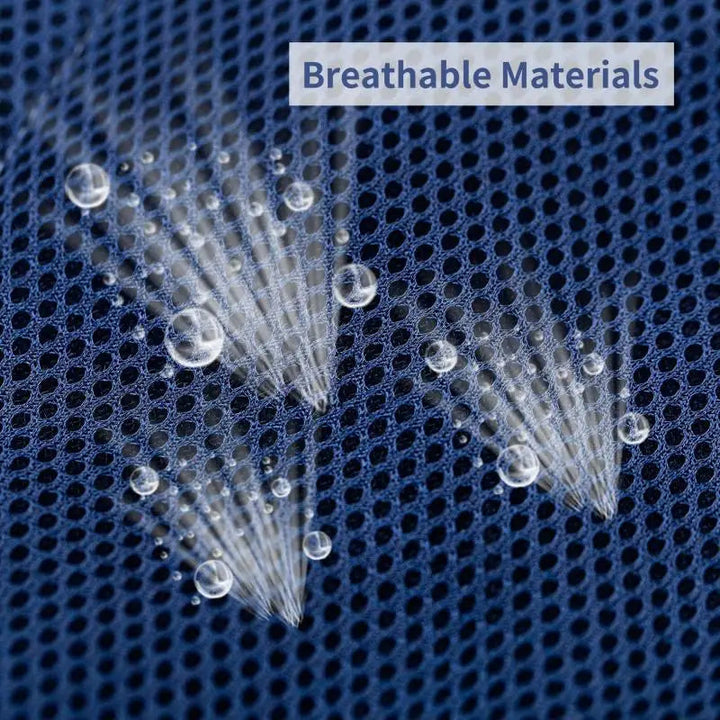 Adjustable dog lift harness for senior pets, full-body support sling, ergonomic design, padded and breathable material.