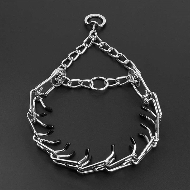 Anti-pull dog training collar for enhanced control. Adjustable pet accessory for humane obedience training & walking.