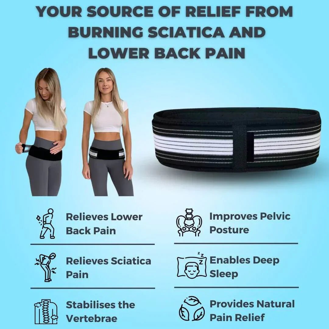 "Adjustable orthopedic back support belt with ergonomic design, breathable material, and adjustable straps for posture correc