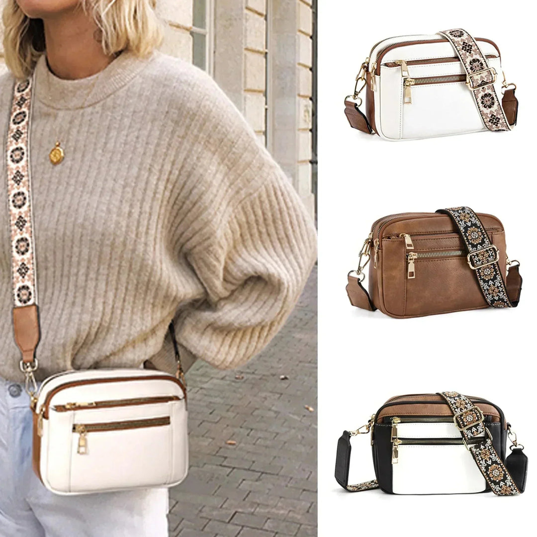 Versatile adjustable crossbody strap for women's handbags. Essential bag accessory to customize your carry.
